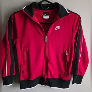 Nike Red and Black Track Jacket